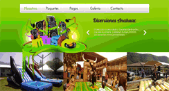 Desktop Screenshot of diversionesanahuac.com